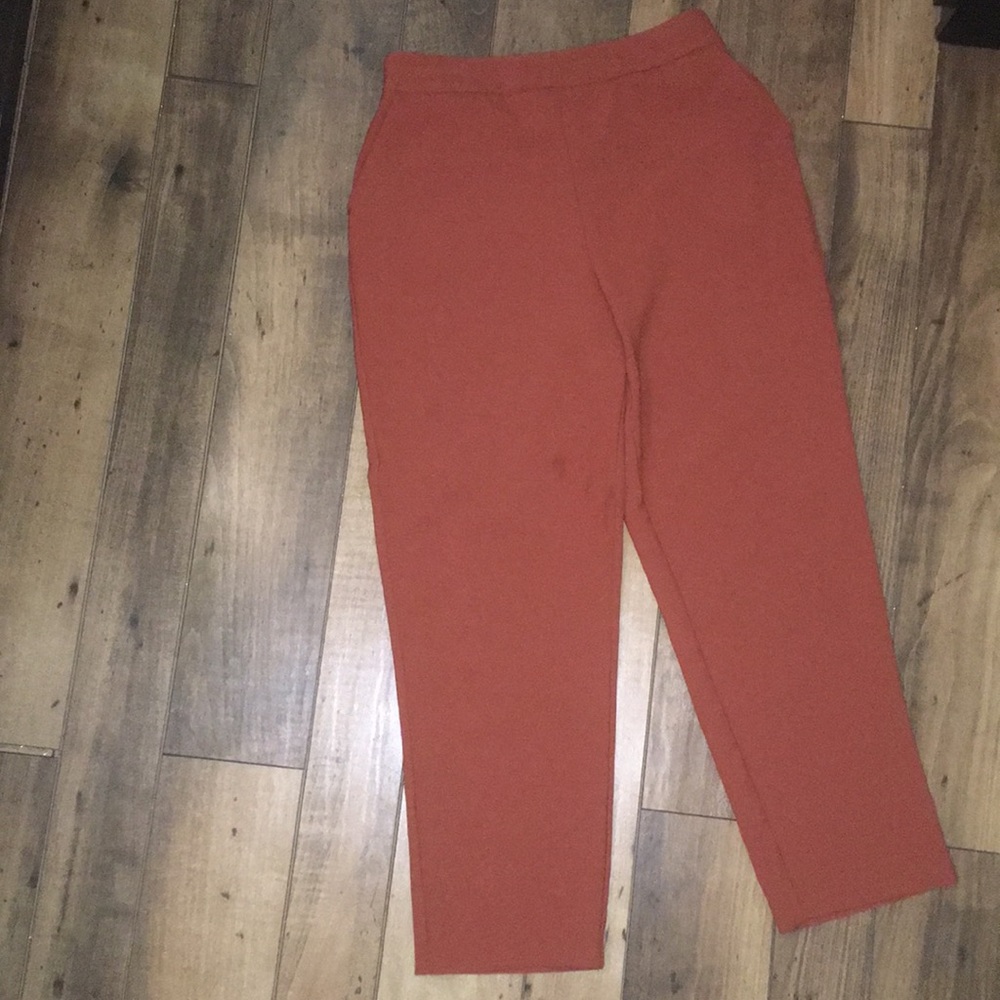 Burnt orange pants
